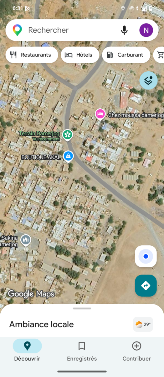 Terrains de 150 à 2000 m² à Damerjog, zone en développement