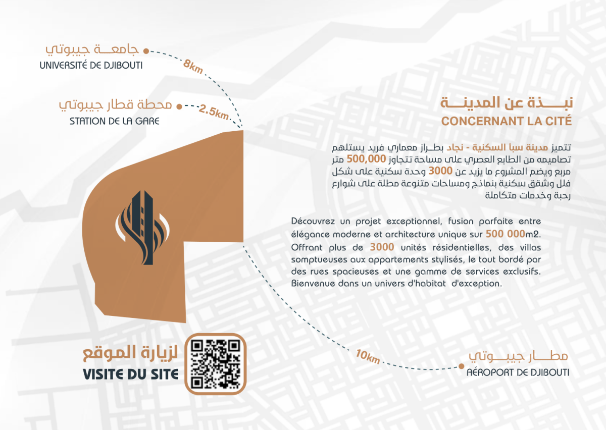 Cité Résidentielle Saba – Nagad – Maisons à partir de 13,9 M DJF