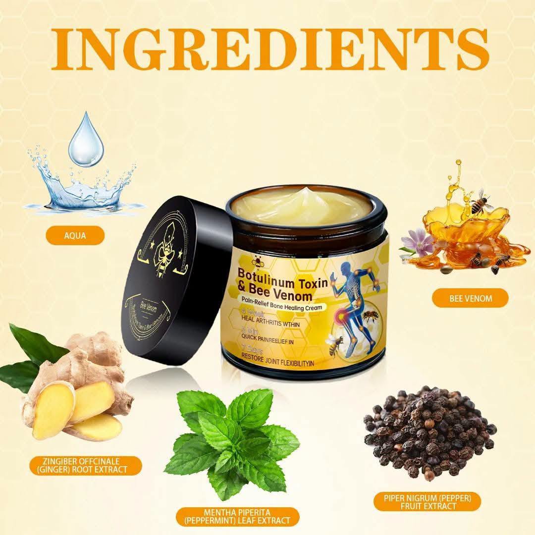Crème au venin d’abeille 60 g pour massage apaisant