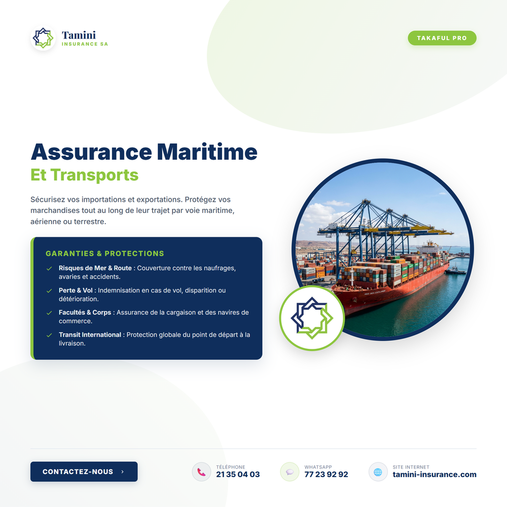 Assurance Maritime Takaful – Tamini Insurance