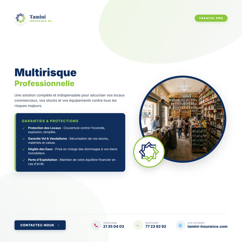 Assurance Multirisque Entreprise & RC Pro – Tamini Insurance