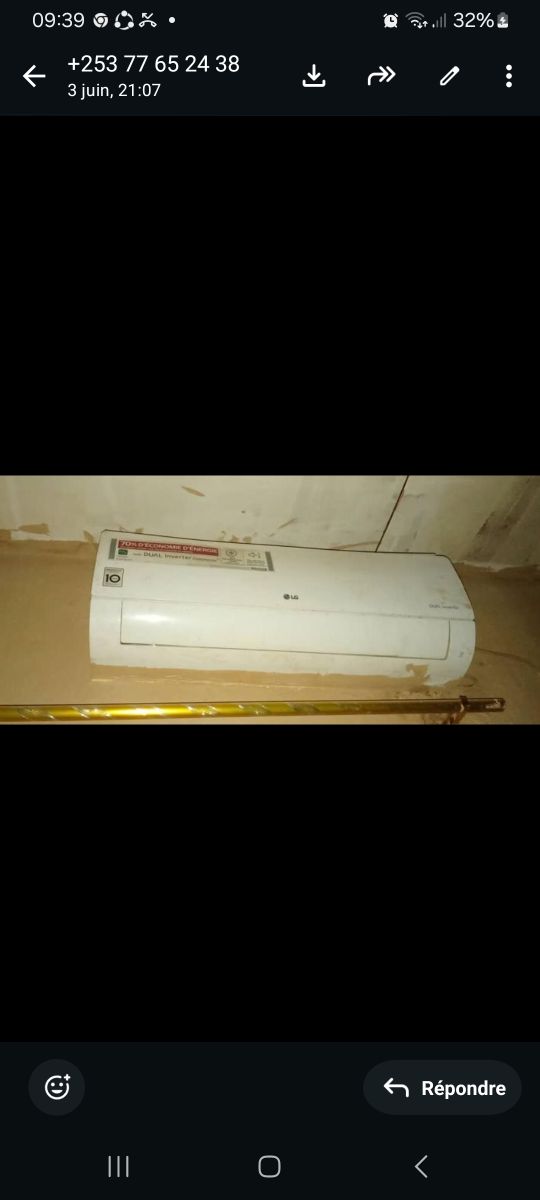 Climatiseur 1,5 kW d\'occasion en bon état