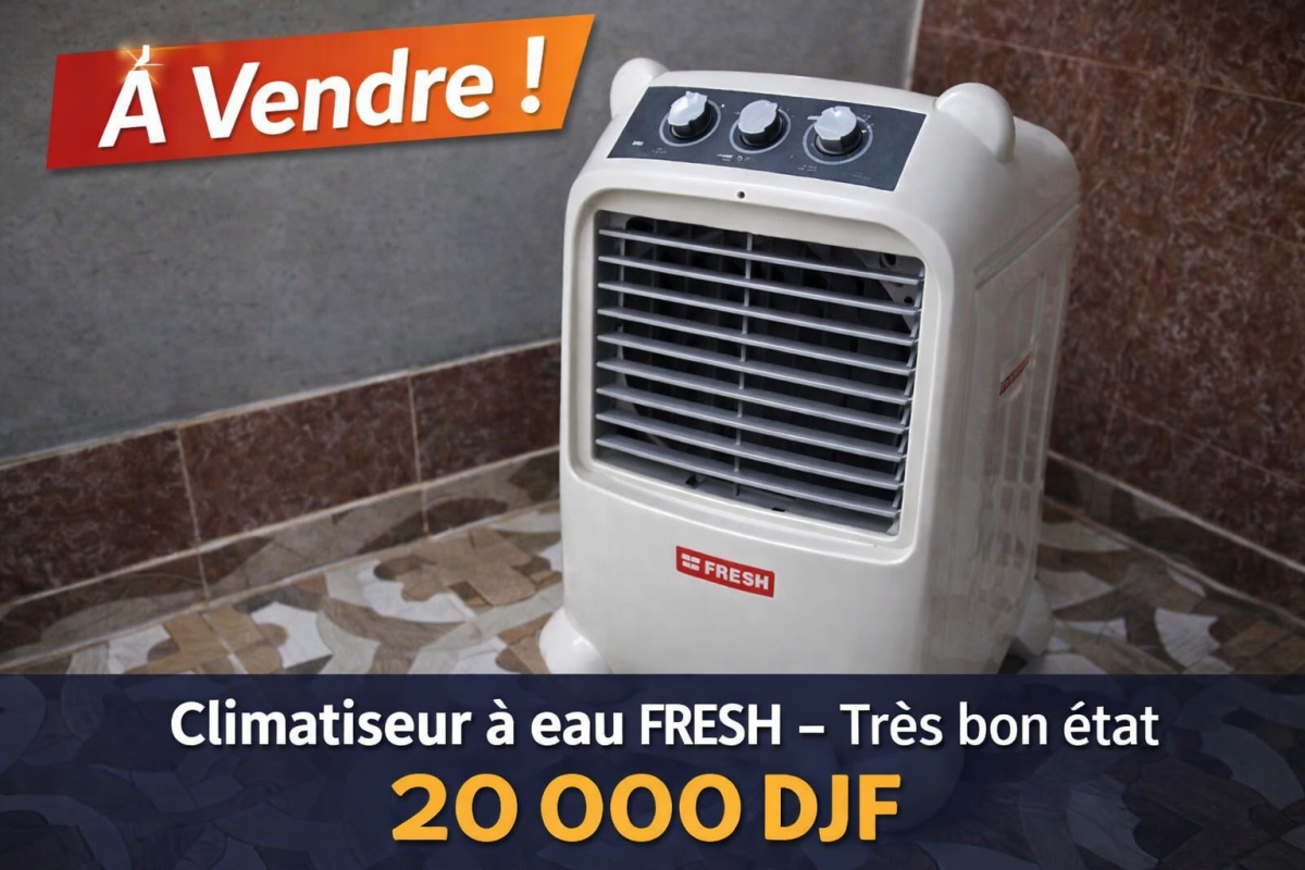Climatiseur à eau FRESH portable, compact et efficace