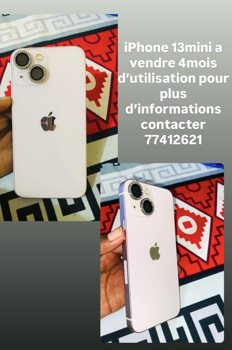 iPhone 13 mini 4 mois d’utilisation en bon état