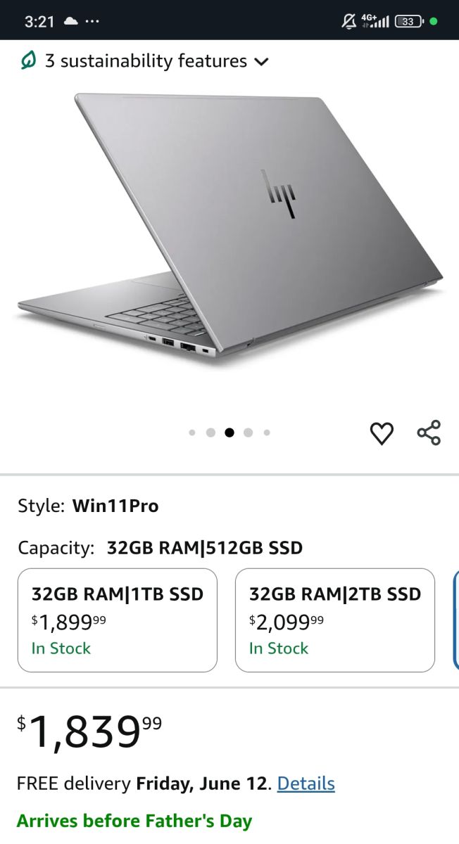 Ordinateur portable HP gaming performant Windows 11