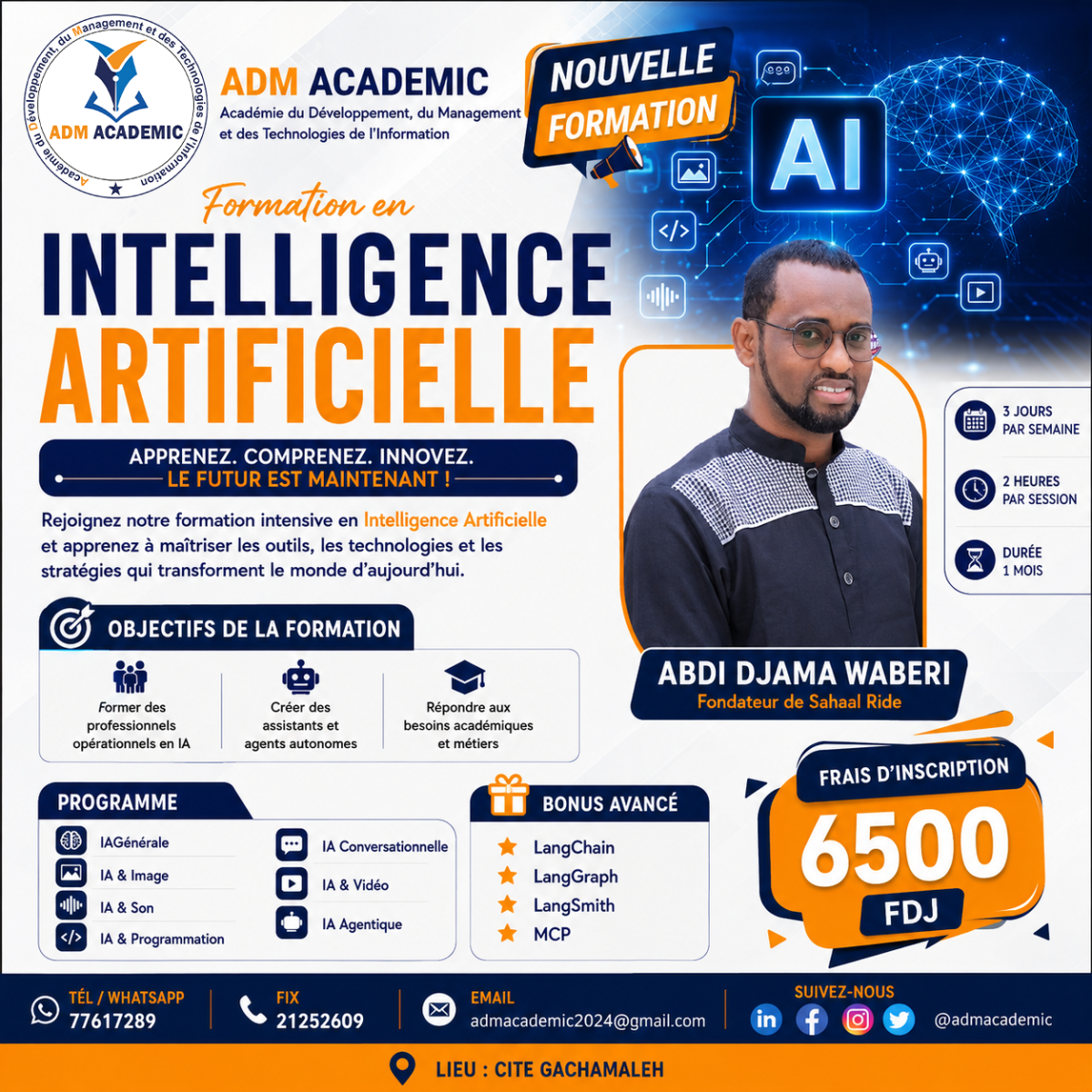 Formation en intelligence artificielle pratique, 1 mois