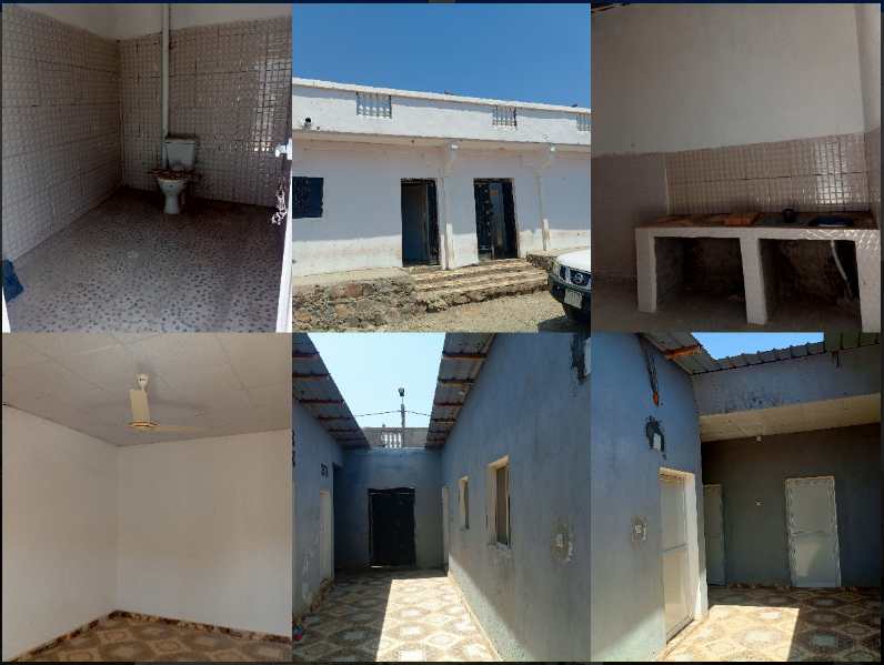Maison F4 neuve avec 4 chambres proche brigade Gendarmerie Pk 12