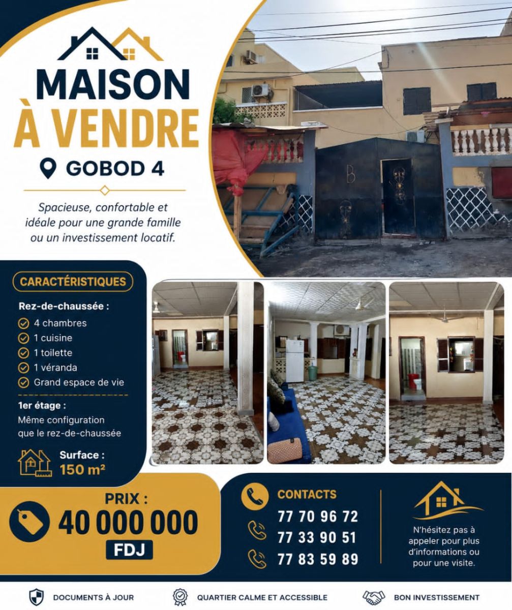 Maison 150 m² à Gabode 4 en bon état