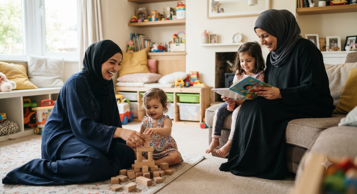Nounou baby-sitter sérieuse et multilingue