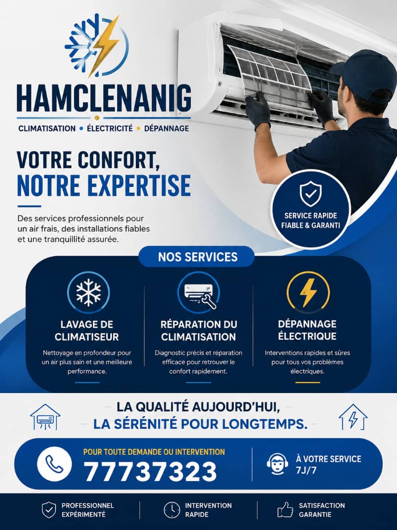 Société de nettoyage et dépannage de climatiseurs professionnels