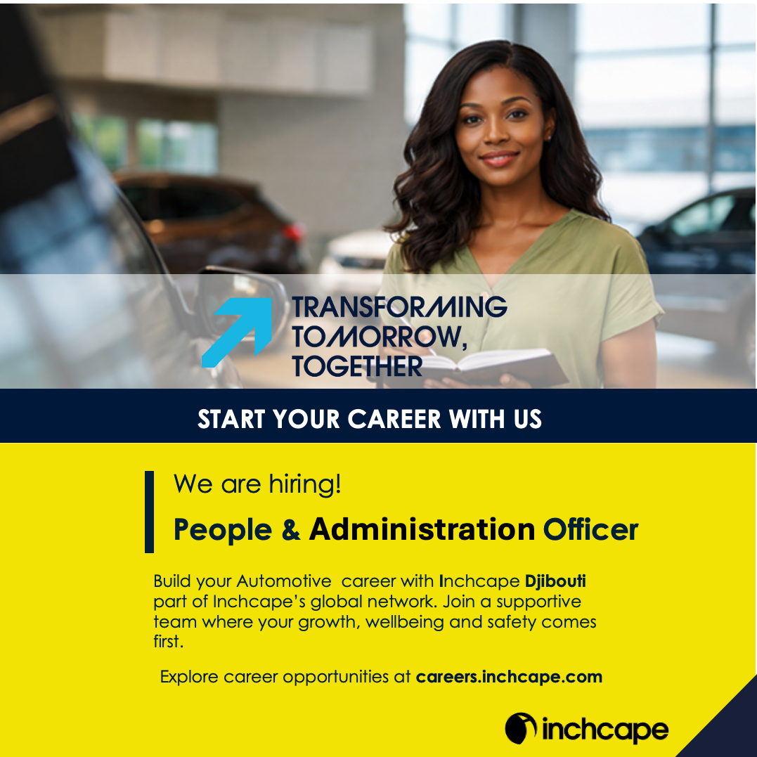 People and Administration Officer at Inchcape Djibouti Automotive