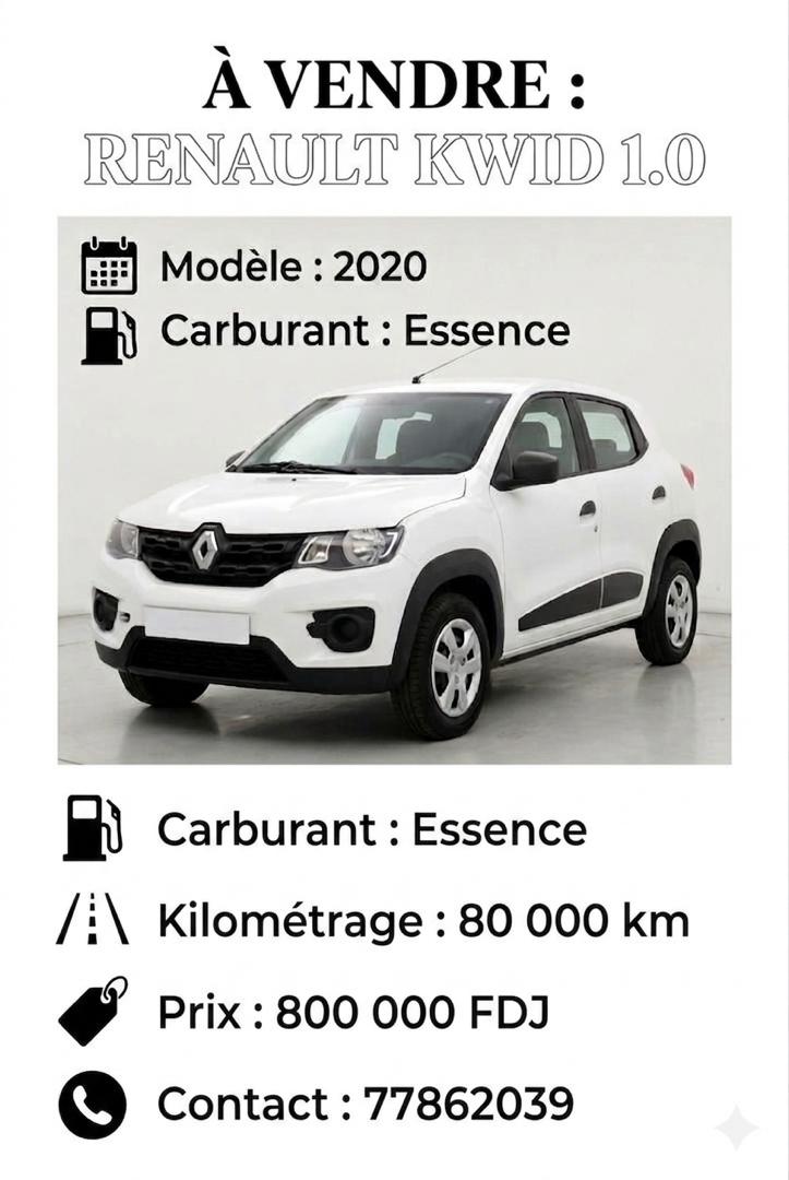 Renault Kwid 1.0 Essence en bon état