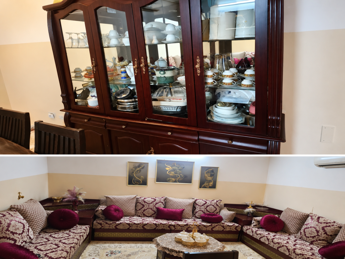 Salon marocain + Living en bont état