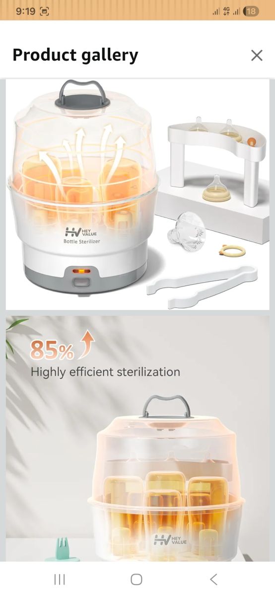 Baby Bottle Sterilizer, Almost New and Fully Functional