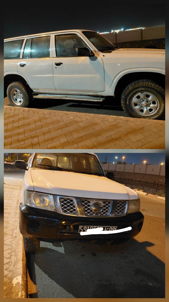 Nissan Patrol Y61 2005-2010 diesel boîte manuelle blanche