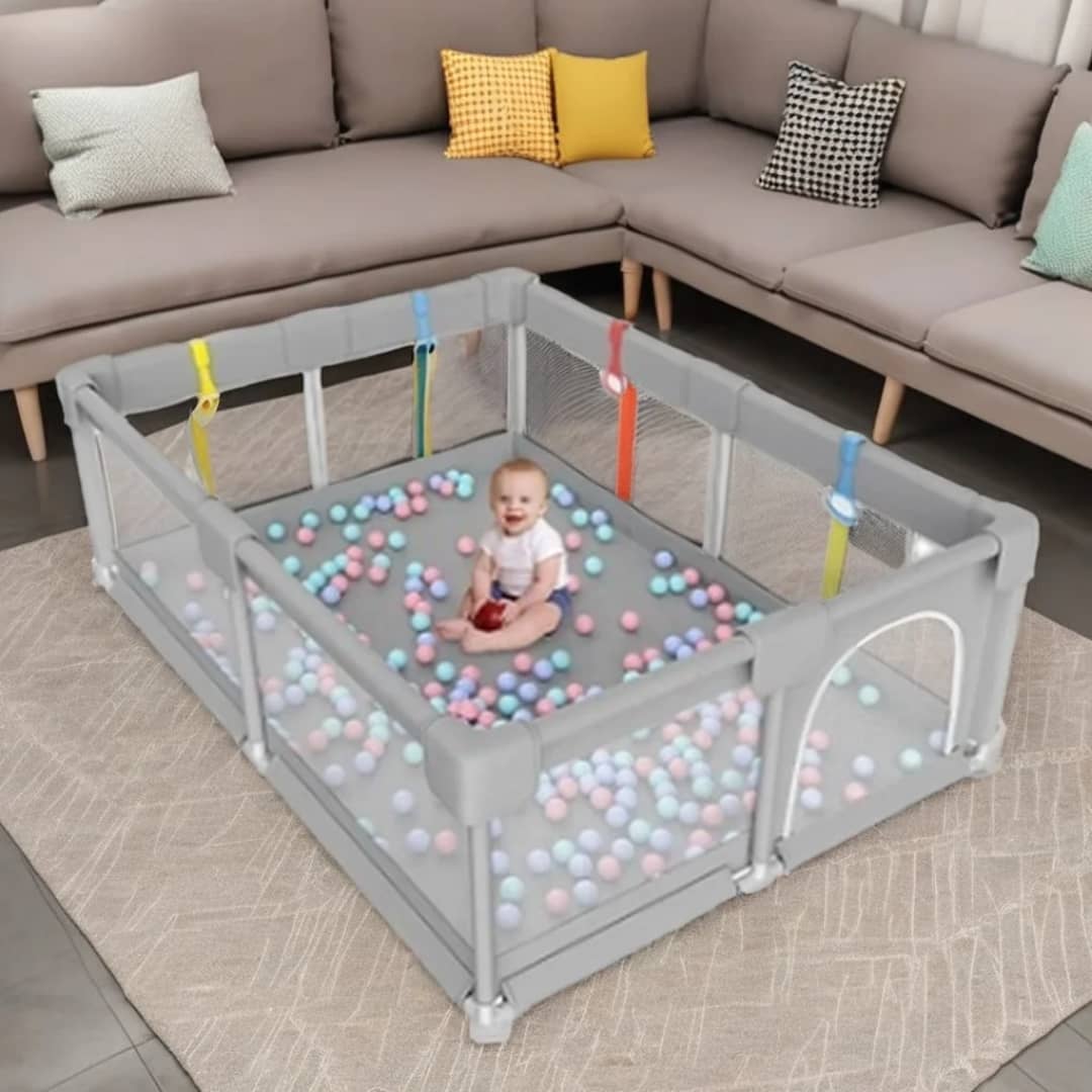Parc de jeux bébé XXL sécurisé