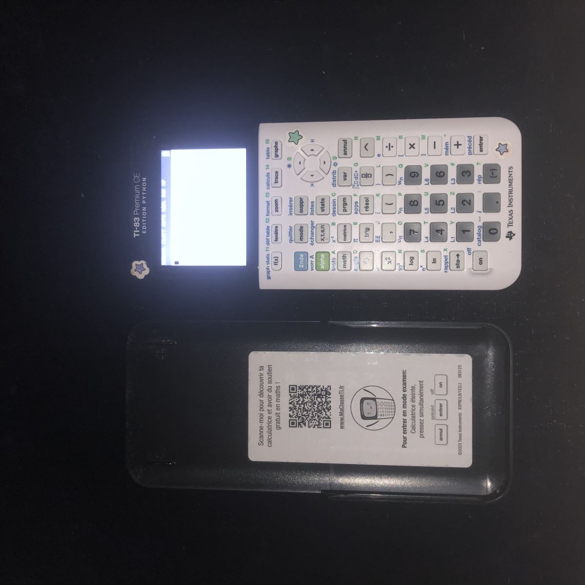 Calculatrice graphique TI-83 Premium CE Edition Python récente