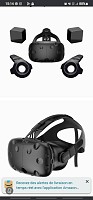 Casque réalité virtuelle HTC Vive compatible GTX 970 et 4 Go RAM