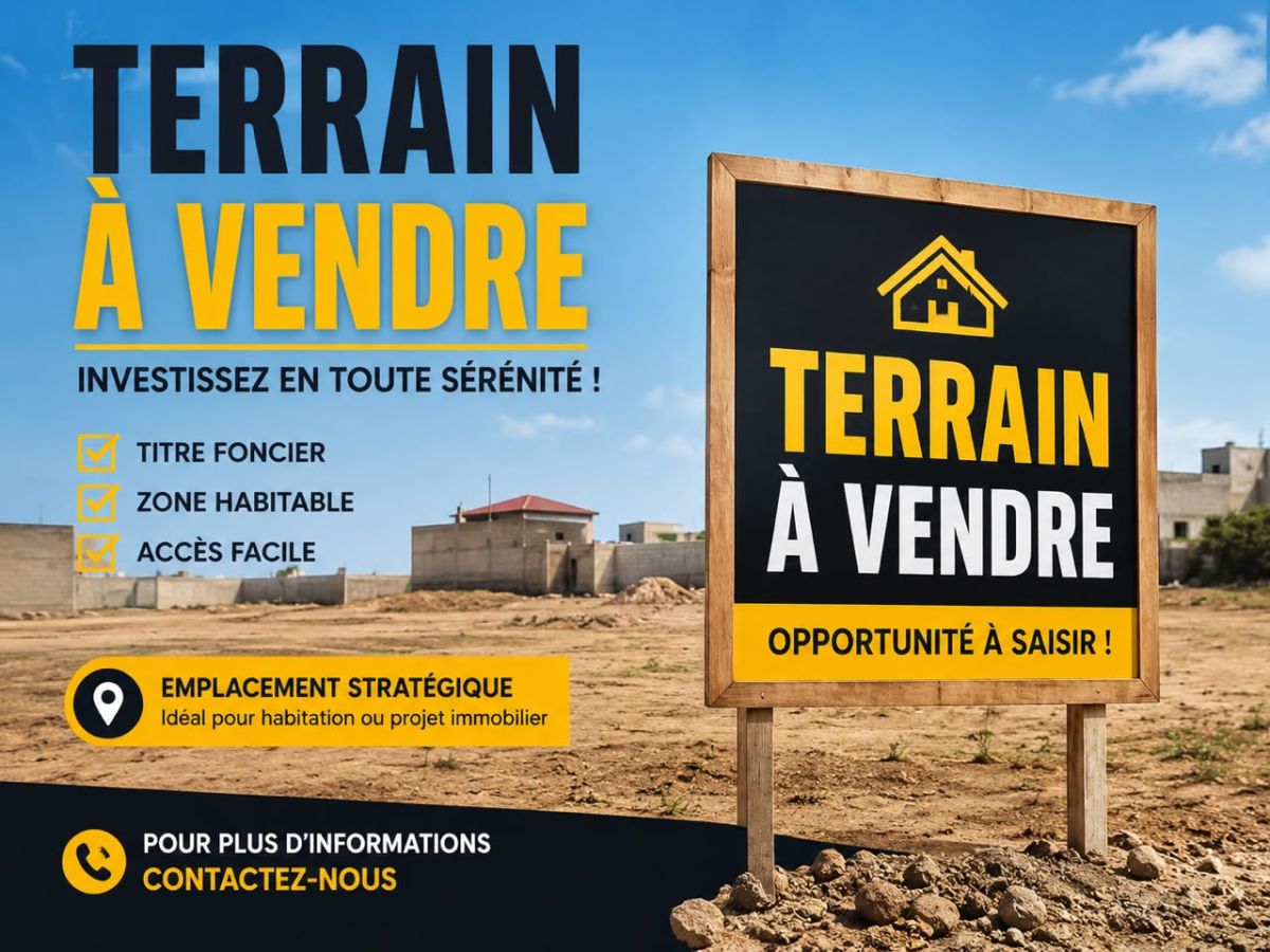 Terrains industriels et résidentiels de 250 à 7464 m²