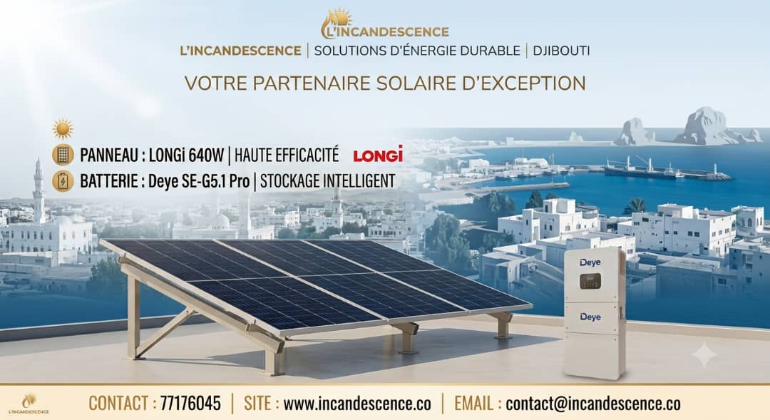 Installation solaire clé en main avec équipements RestarSolar, Longi, Deye
