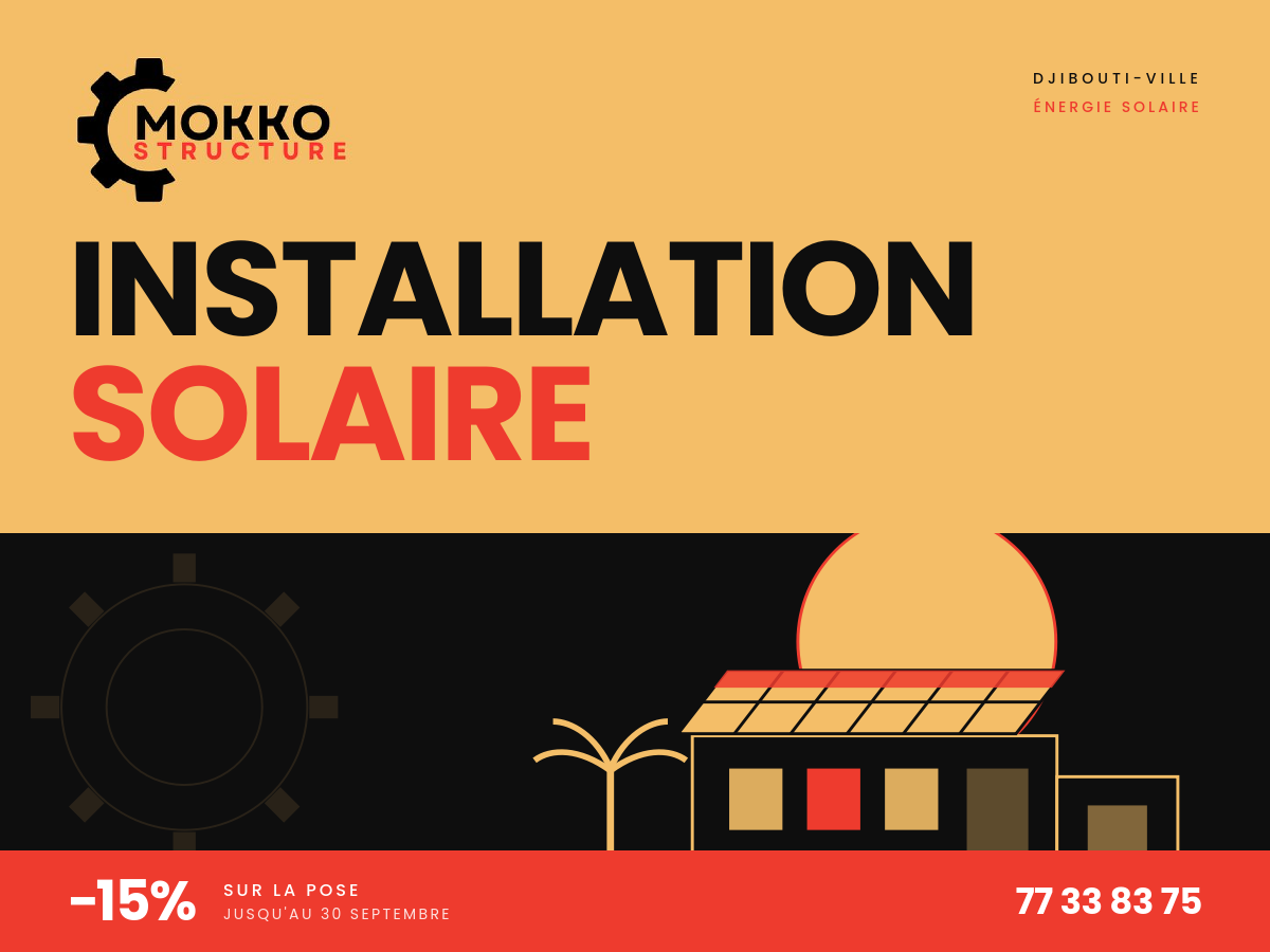 Installation solaire complète avec devis gratuit à Djibouti-ville