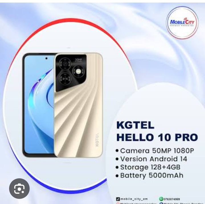 KGTEL Hello 10 Pro 4G 128 Go 12 Go RAM comme neuf