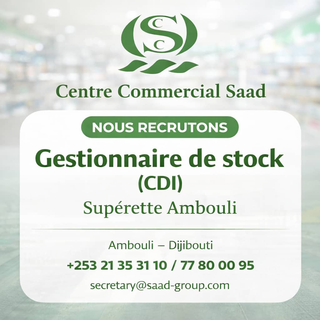 Offre d\'emploi gestionnaire de stock expérimenté 3 ans minimum