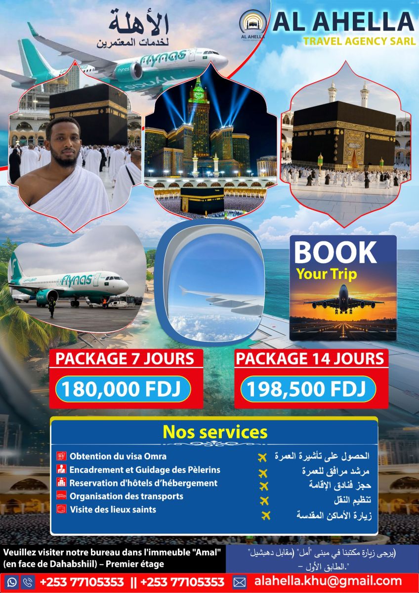 Agence de voyages spécialisée visa Oumra et tourisme à Amal Express