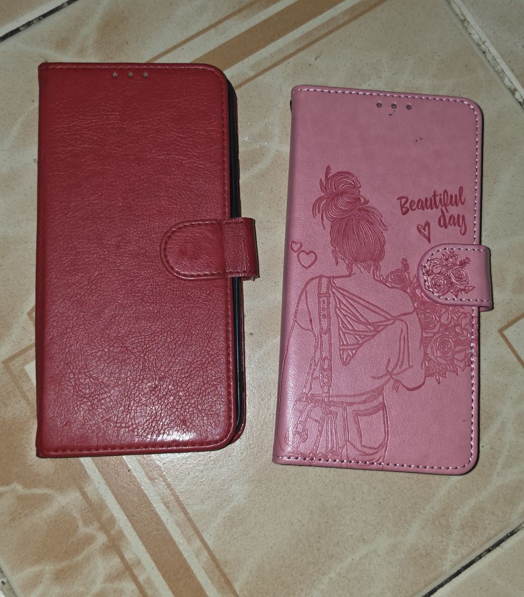 Lot de 3 pochettes neuves pour Samsung S23+ rose, rouge, bleu