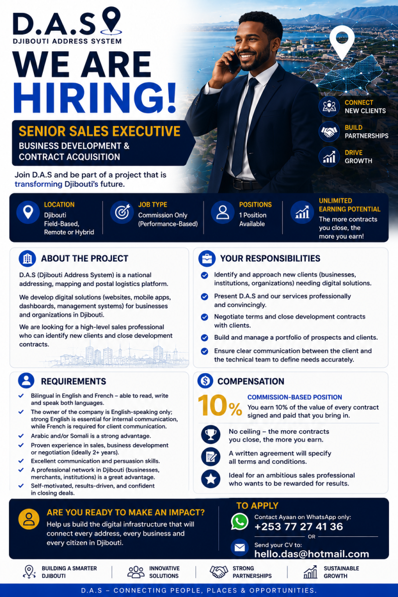 Senior Sales Executive – Business Development & Contract Acquisition