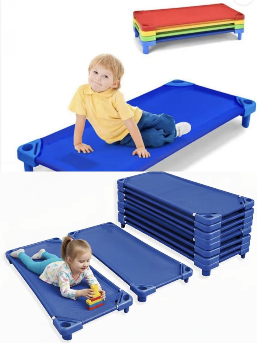 Lit d\'appoint empilable pour enfants jusqu\'à 6 ans