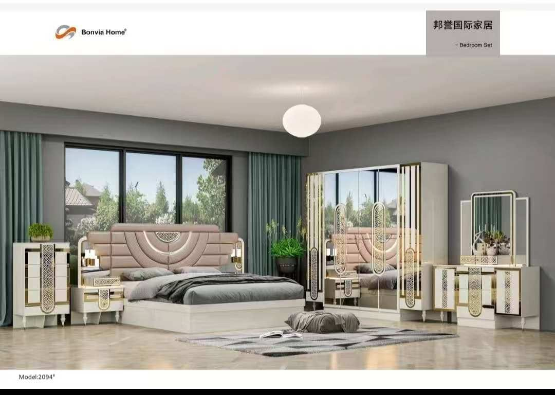 Chambre à coucher moderne élégante en bois de qualité