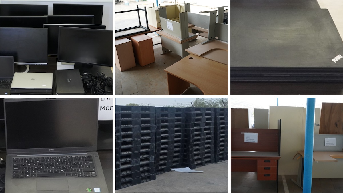 WFP Djibouti Online Auction – Vehicles, Generators, Computer Equipment & Office Furniture