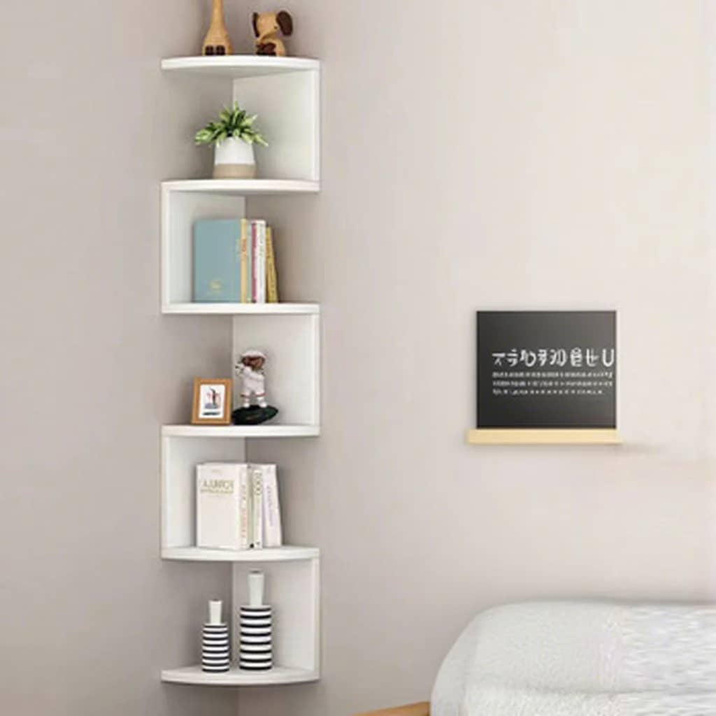Étagère d\'angle moderne pour rangement et décoration