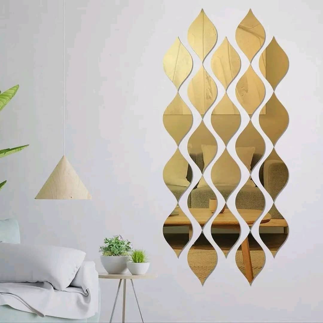 Miroirs décoratifs adhésifs 20 pièces