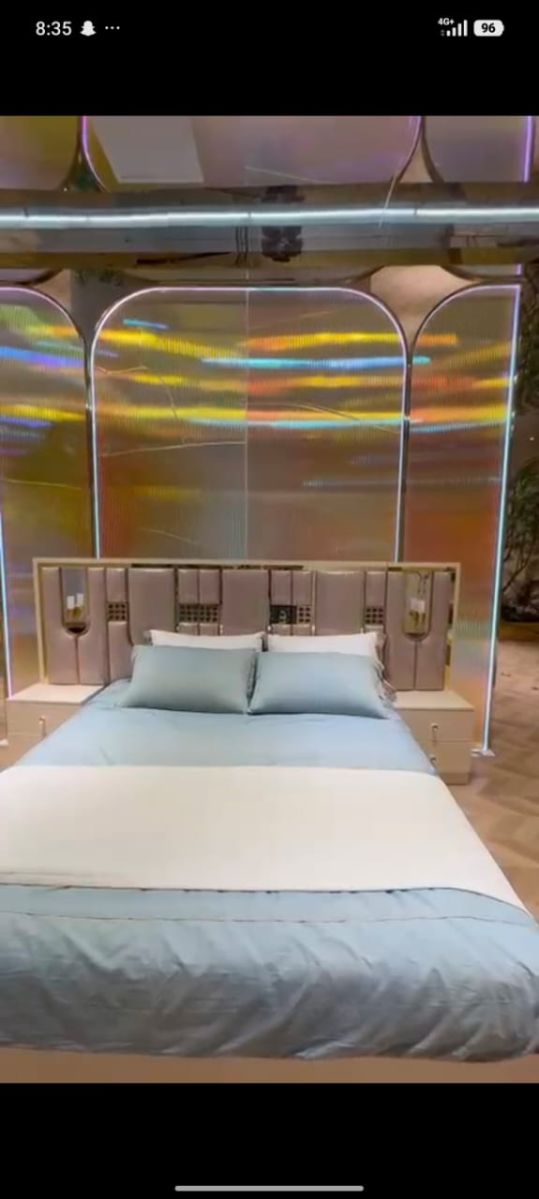Ensemble chambre 8 pièces en MDF Premium avec lit XXL