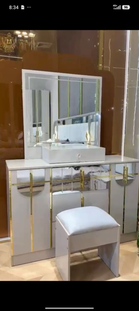 Ensemble chambre 8 pièces en MDF Premium avec lit XXL