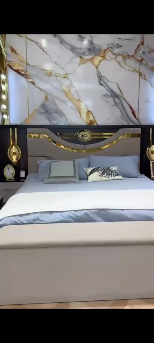 Ensemble chambre 8 pièces en MDF Premium avec lit XXL