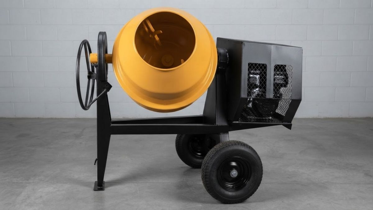 Bétonnière thermique 500 L pour travaux de construction