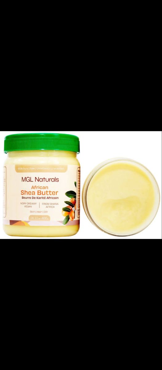 Beurre de karité naturel 454 g pour peau et cheveux