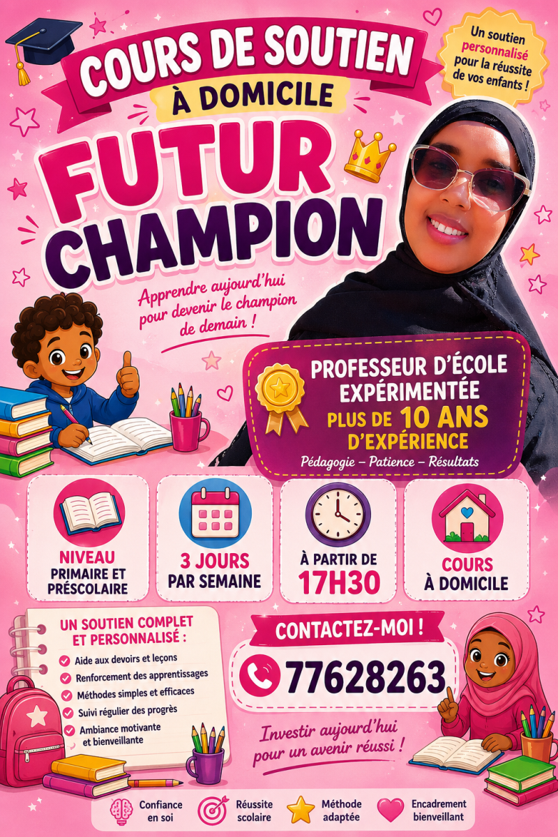 Cours de soutien scolaire à domicile pour enfants