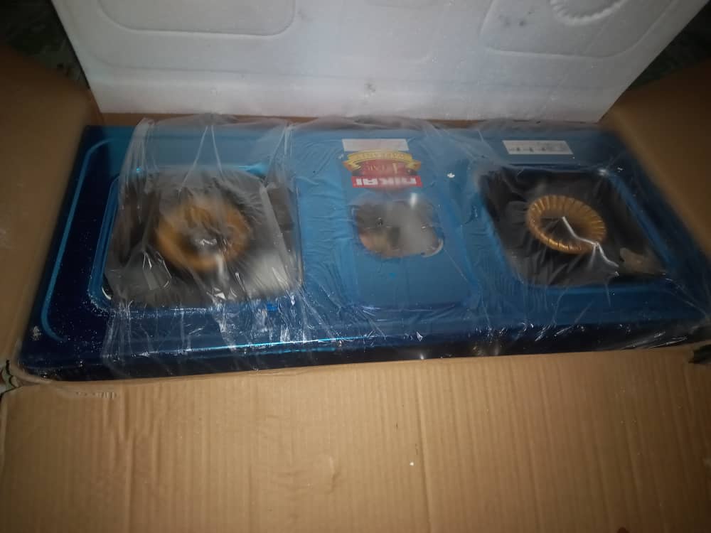 Cuisinière double Nikai neuve en excellent état