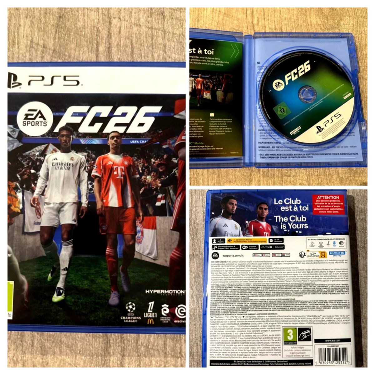 Jeu FC 26 pour PS5 en excellent état récent