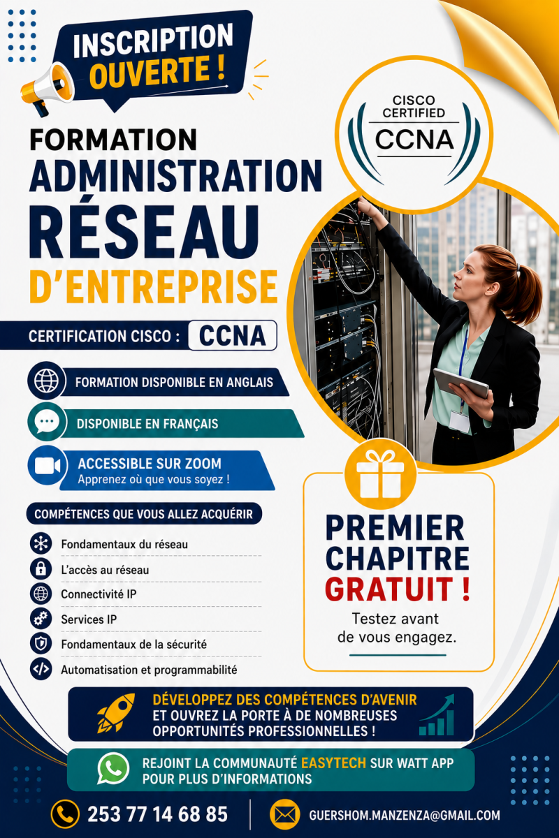 Formation réseaux informatiques pour débutants et professionnels