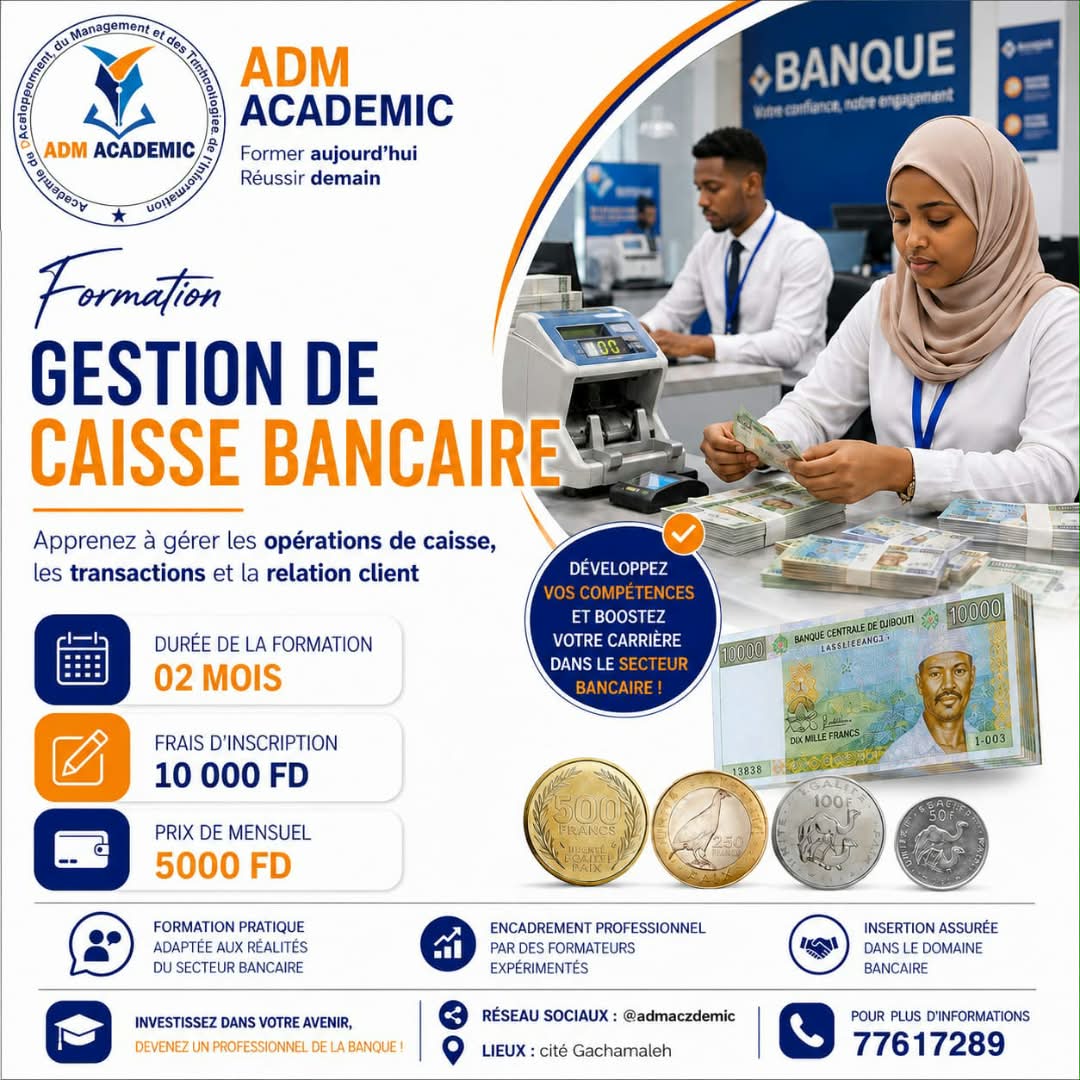 Formation gestion de caisse bancaire pratique et professionnelle