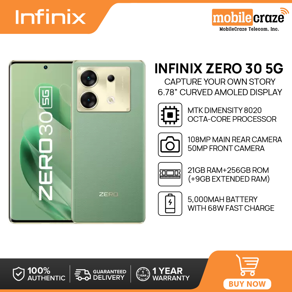 Infinix Zero 30 16 Go RAM 256 Go stockage