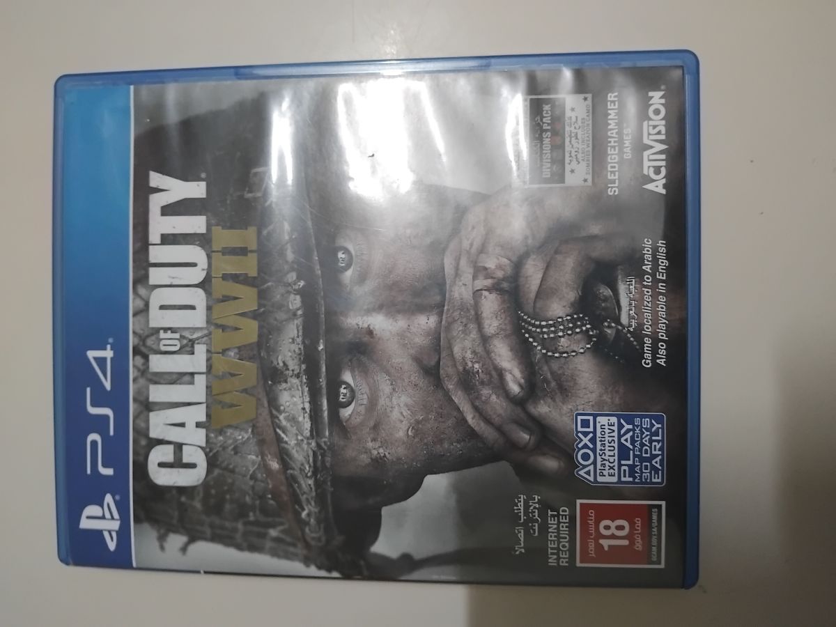 Call of Duty WWII PS4 jeu original en très bon état