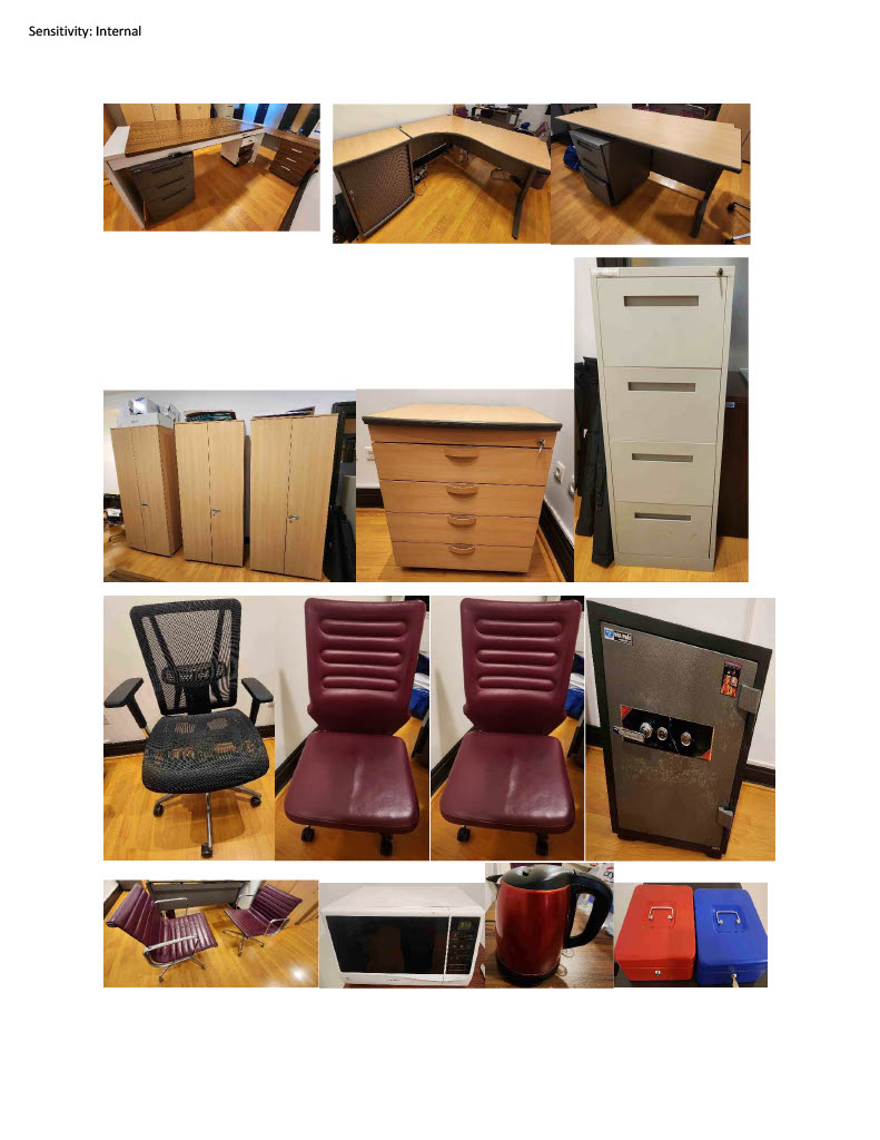 Lot complet de mobilier de bureau professionnel