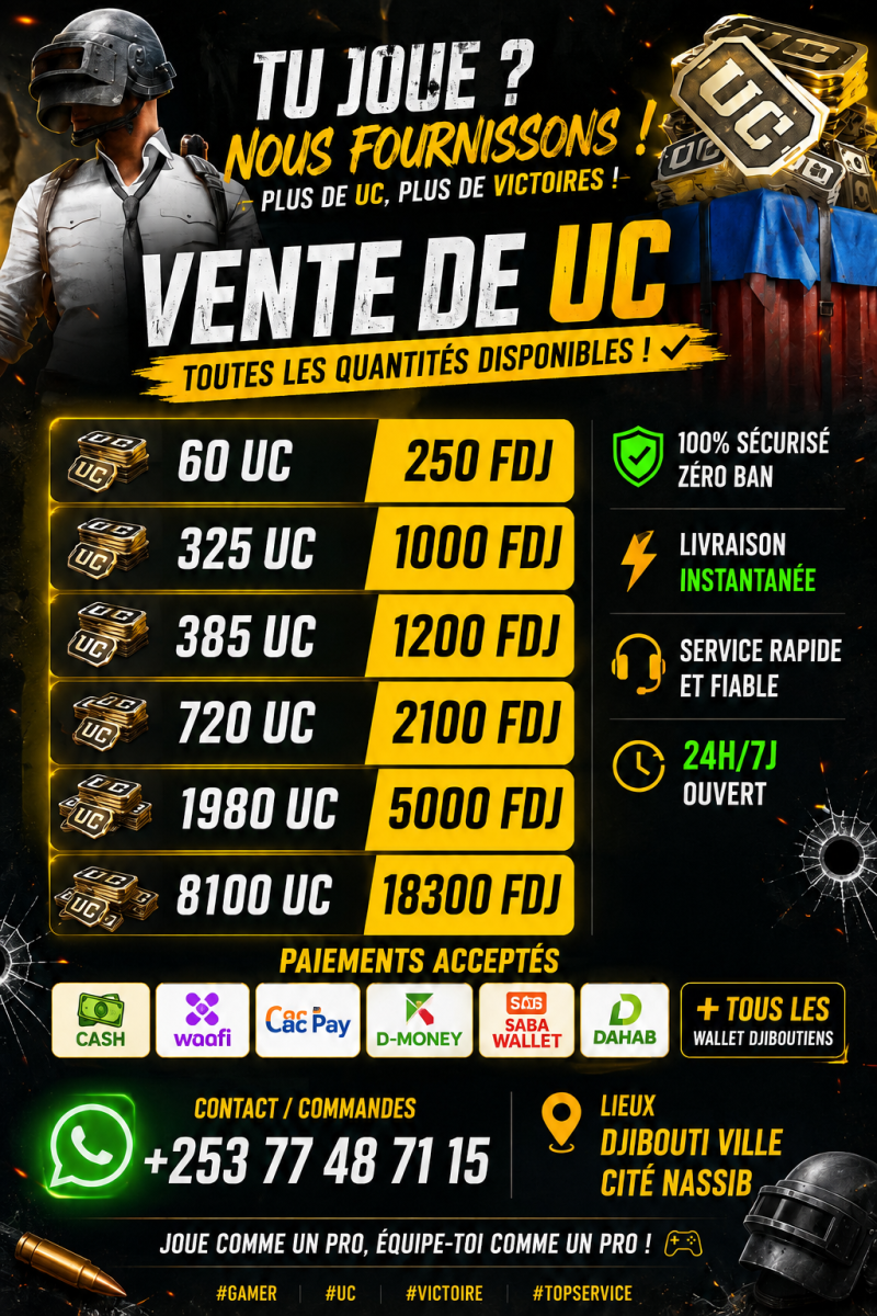 Recharge UC PUBG Mobile rapide et fiable avec livraison instantanée