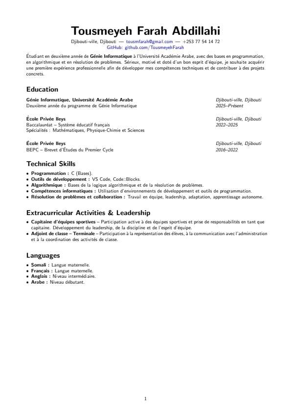 Jeune motivé polyvalent cherche emploi ou stage dynamique